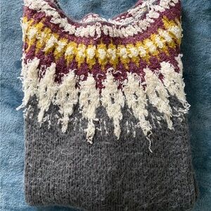 Free People Multicolor Knit Sweater